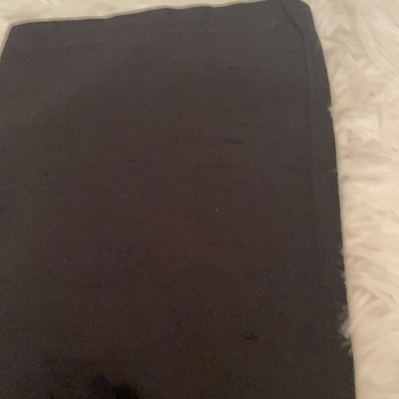 Vintage Christian Dior Boutique Paris Cotton/Silk High Waisted Black Pants - Picture 10 of 13